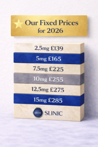 Mounjaro fixed prices UK 2026