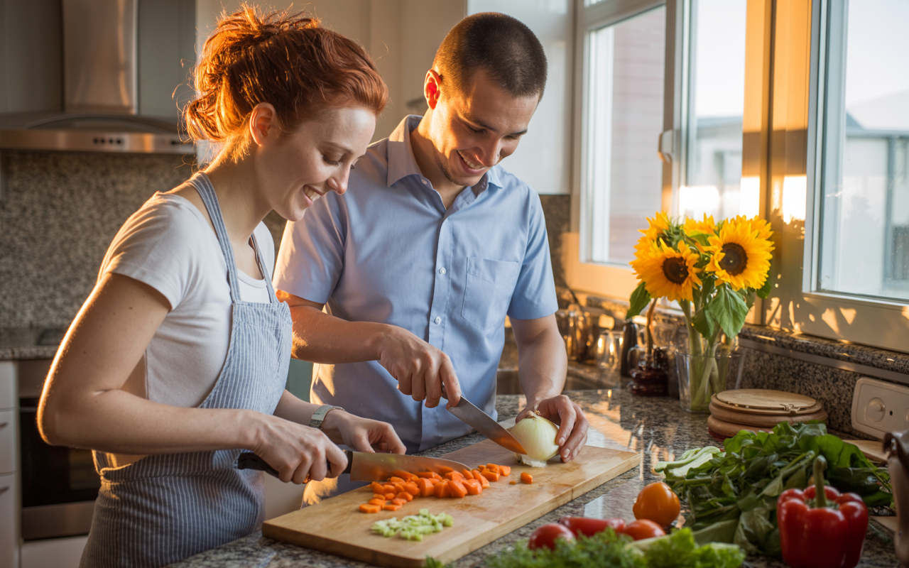 Couple enjoying healthy Mounjaro meals