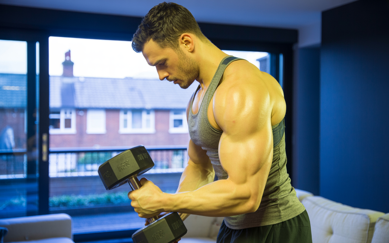 man following exercise plan whilst on mounjaro