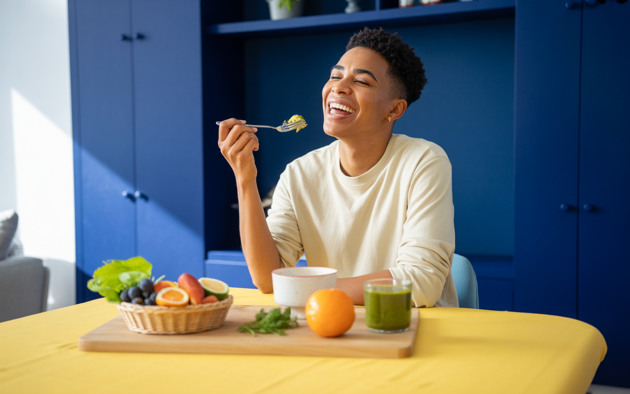 Eating healthy lunch whilst on mounjaro weight loss injections