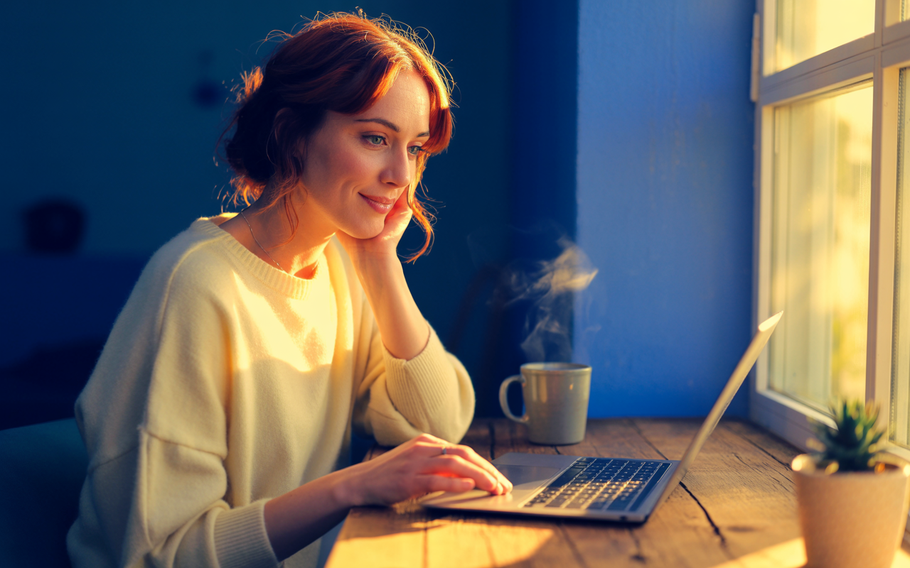 a woman looking up her mounjaro assessment