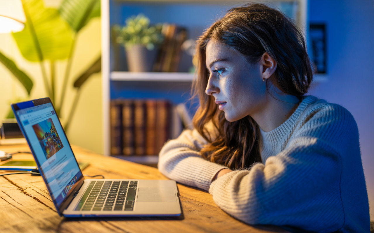 a woman looking up mounjaro
